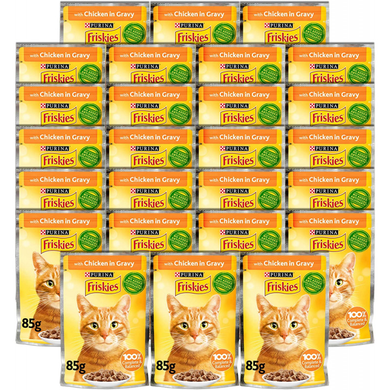 Friskies 26 Adet Chicken Chunks in Gravy 85 Gr | Yetişkin Kedi Maması